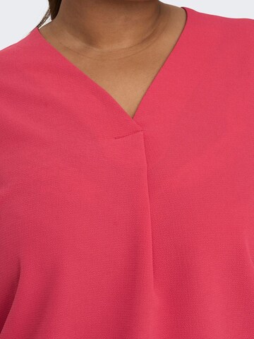 Haut ONLY Carmakoma en rouge