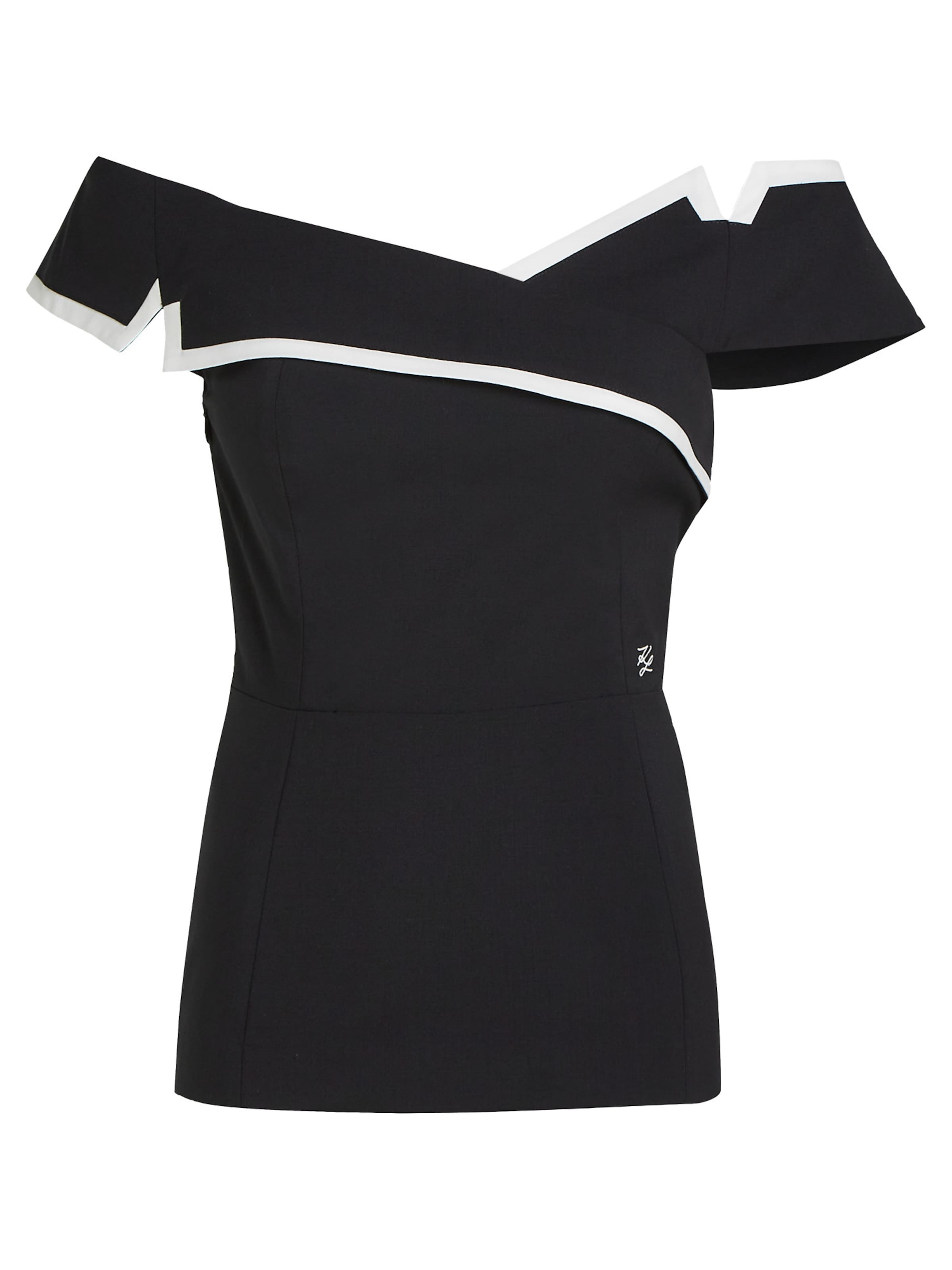 Karl Lagerfeld Блузка в Черный: спереди