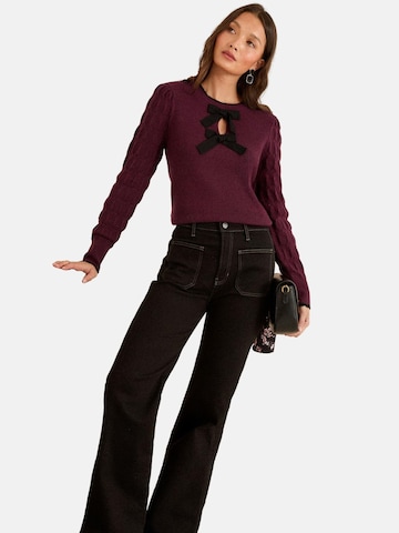 love & roses Pullover in Rot: Vorderseite