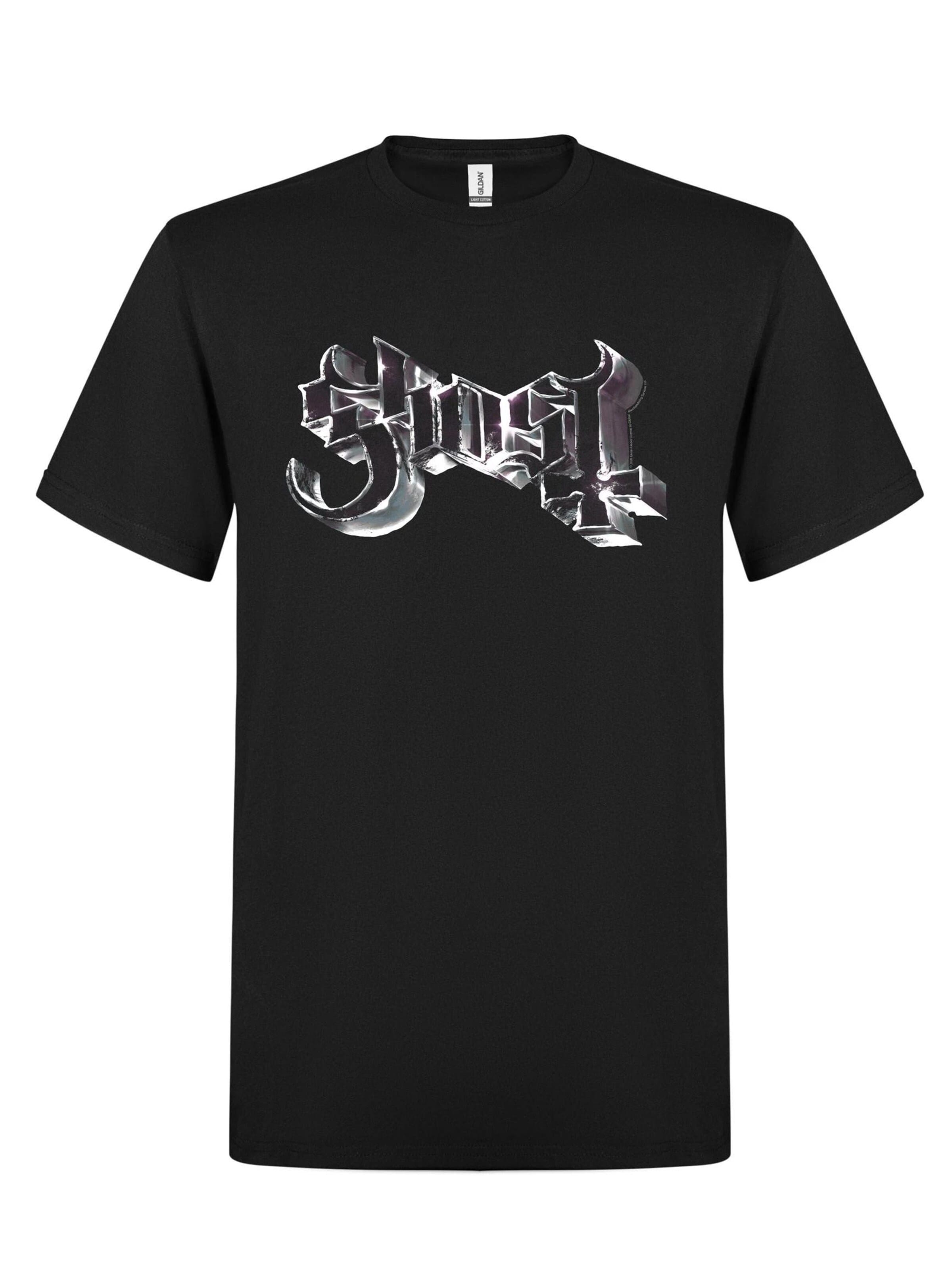 T-Shirt 'Ghost Tour Logo T-Shirt' Ghost en noir : devant