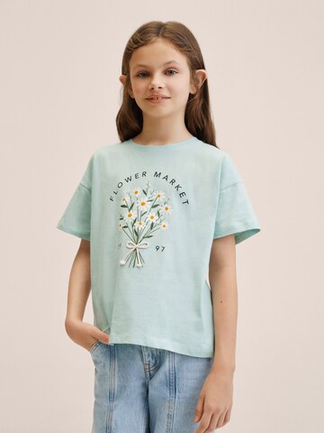 MANGO KIDS Shirt in Green: front