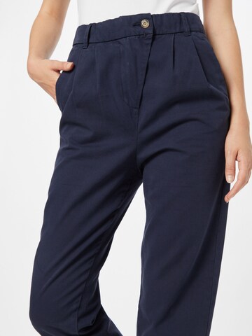 regular Pantaloni con pieghe di ESPRIT in blu