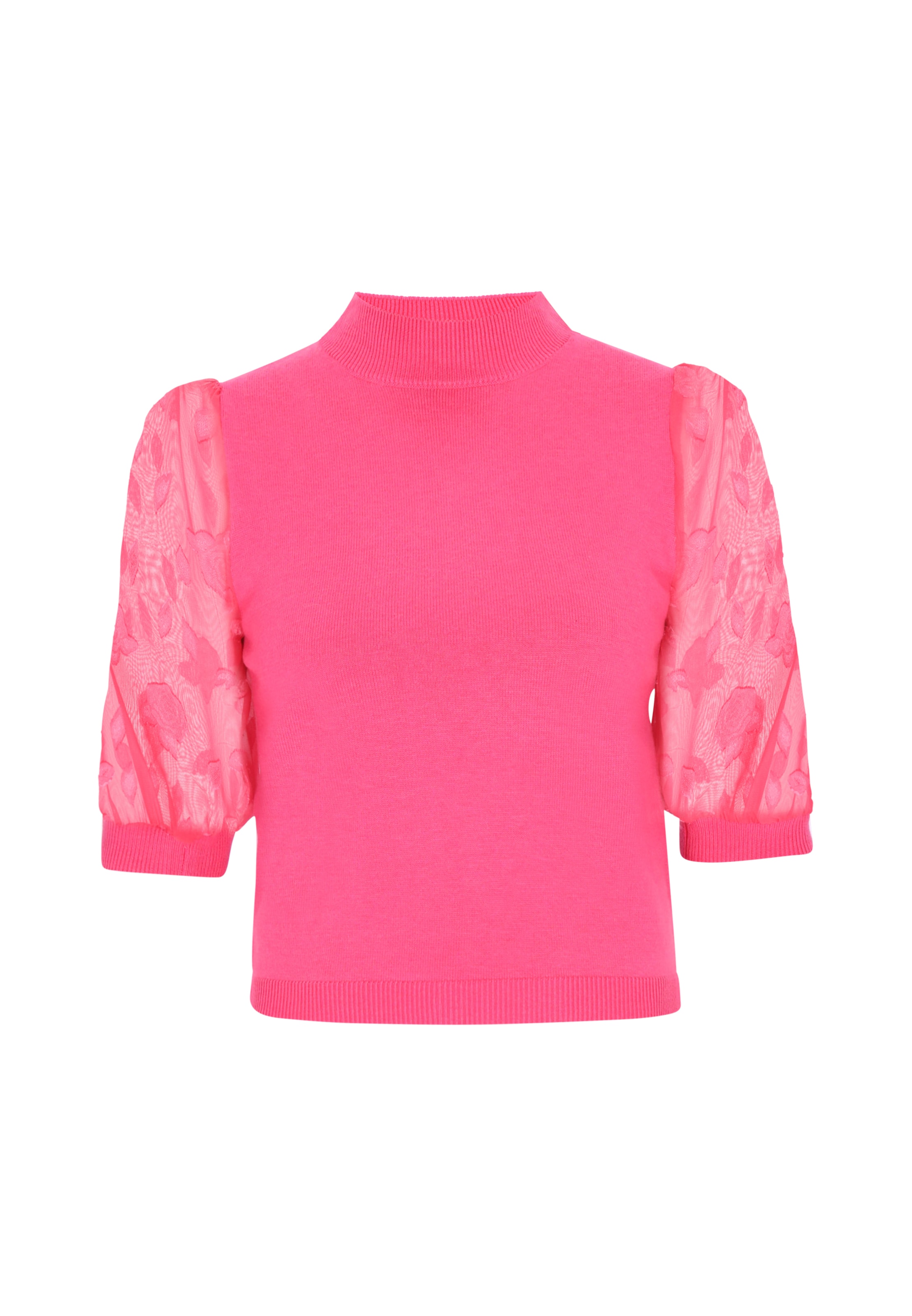 Pull-over 'Festive' faina en rose : devant