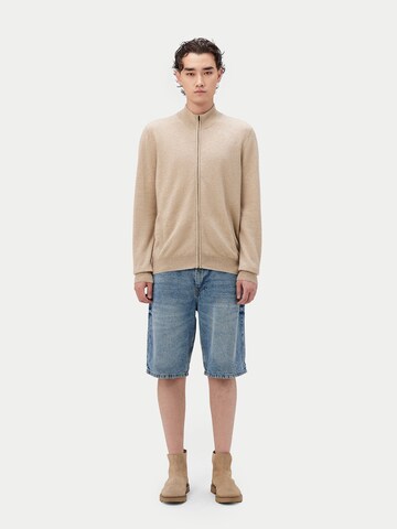 GOBI Cashmere Strickjacke 'Men's Essential Full-Zip Cashmere Cardigan'‌‌‌‌‌‌‌ in Beige