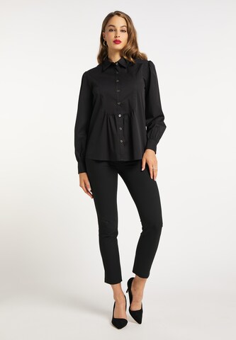 faina Blouse in Zwart