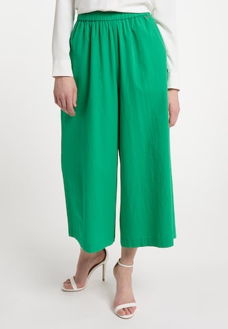 DreiMaster Klassik Boot cut Trousers in Green: front