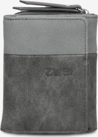 ZWEI Wallet 'Eva' in Grey: front