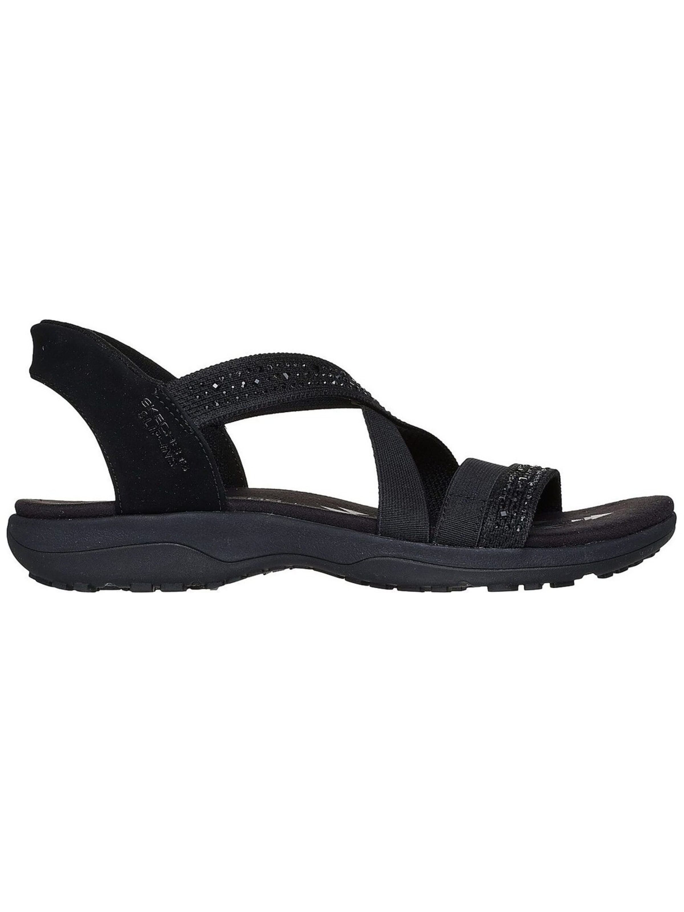 Sandalo 'Skechers Reggae Slim - Summer Sparkle' di SKECHERS in nero