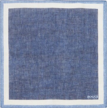 Boggi Milano Pocket Square in Blue: front