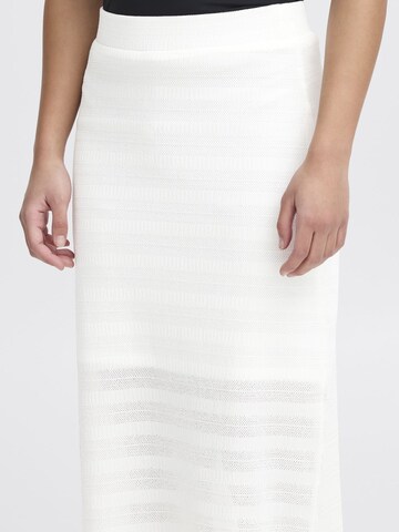 ICHI Skirt ' IXKNITTY ' in White