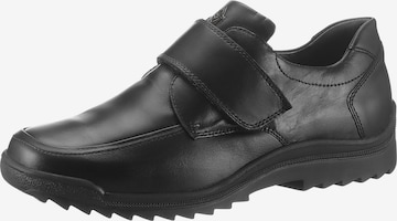 WALDLÄUFER Lace-Up Shoes in Black: front