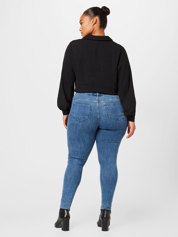 ONLY Carmakoma Skinny Jeans 'Power' i blå