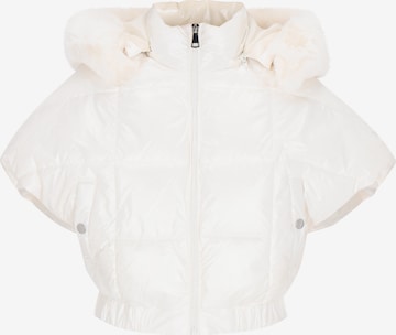 Gilet MYMO en blanc : devant