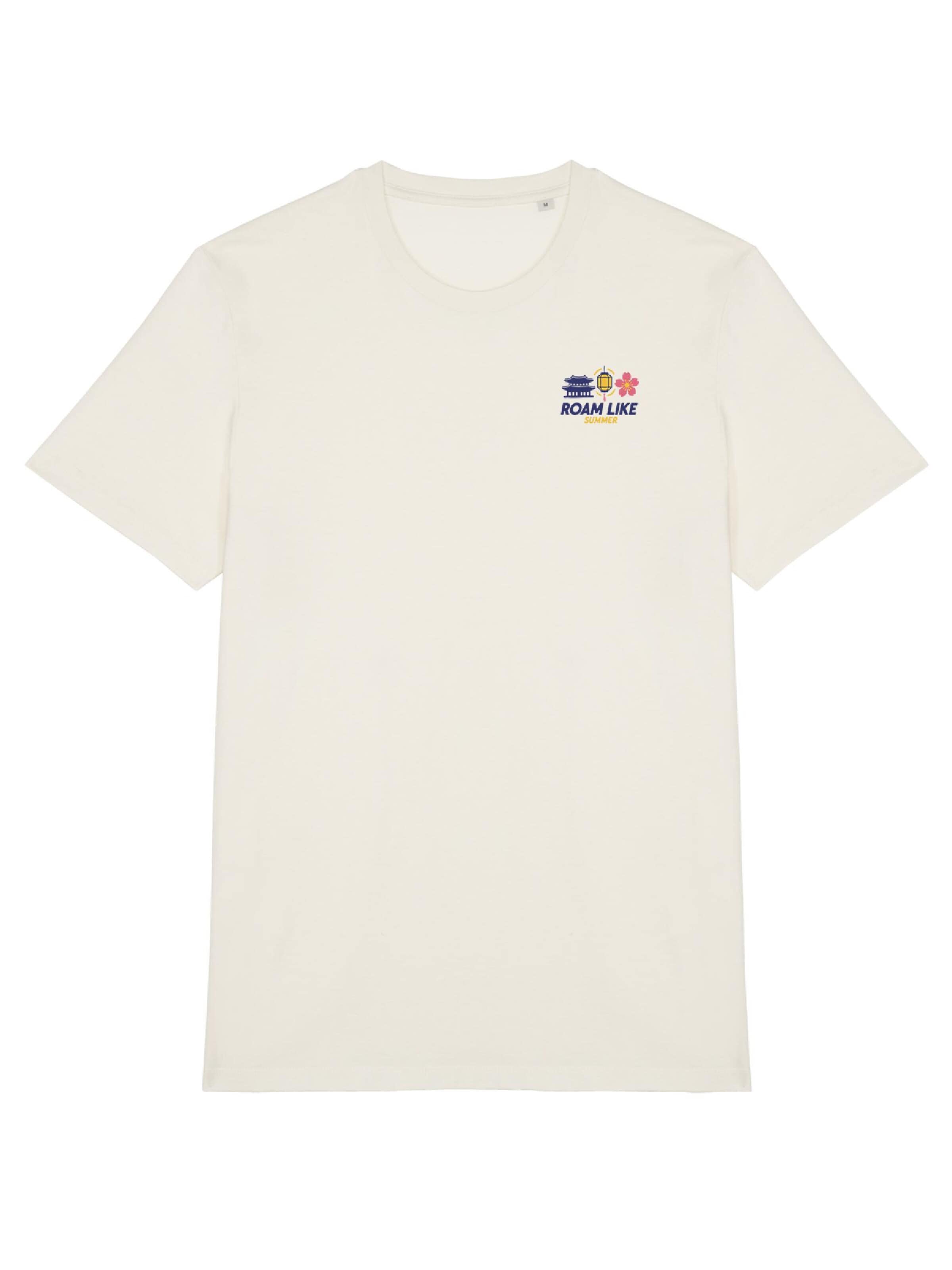 RoamLikeSummer Shirt 'Roll Up' in Beige: front