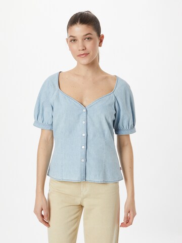 LEVI'S ® Bluzka 'Marta Raglan Short Sleeve Blouse' w kolorze niebieski: przód
