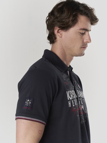 KOROSHI Poloshirt in Blau