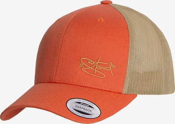 2Stoned Cap 'Flexfit Trucker Retro 2-Tone' in Orange: front
