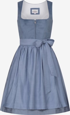 Trachtenhof Nübler Dirndl 'Dirndl mini Kaja' in Blau: Vorderseite