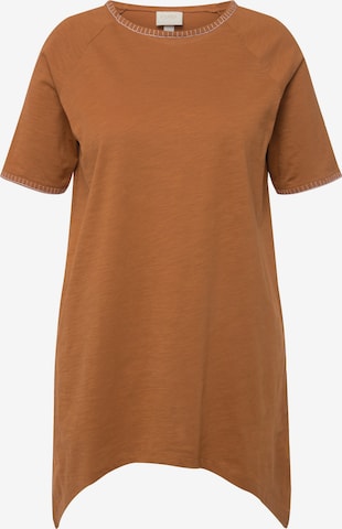 Ulla Popken Shirt in Bruin: voorkant