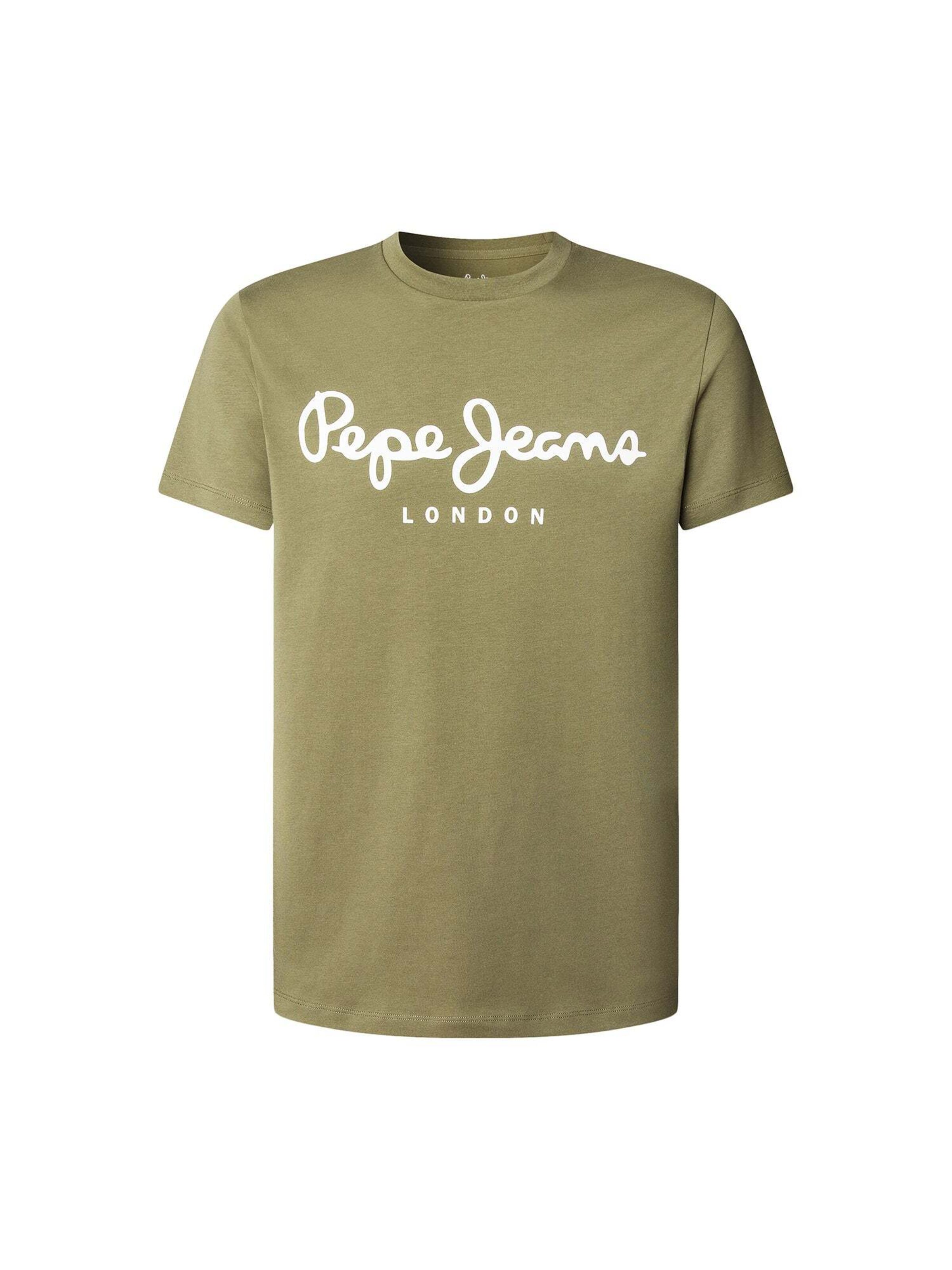 Pepe Jeans Shirt in Groen: voorkant