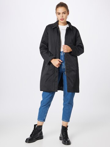 Calvin Klein Демисезонное пальто в Черный