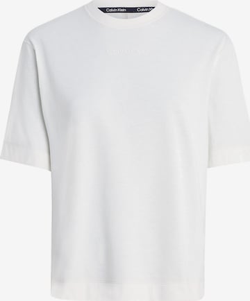 Calvin Klein Sport Performance Shirt in White: front