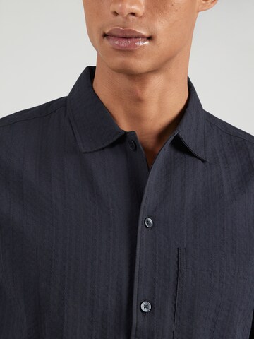 Coupe regular Chemise 'JWHEASTON' JACK & JONES en noir