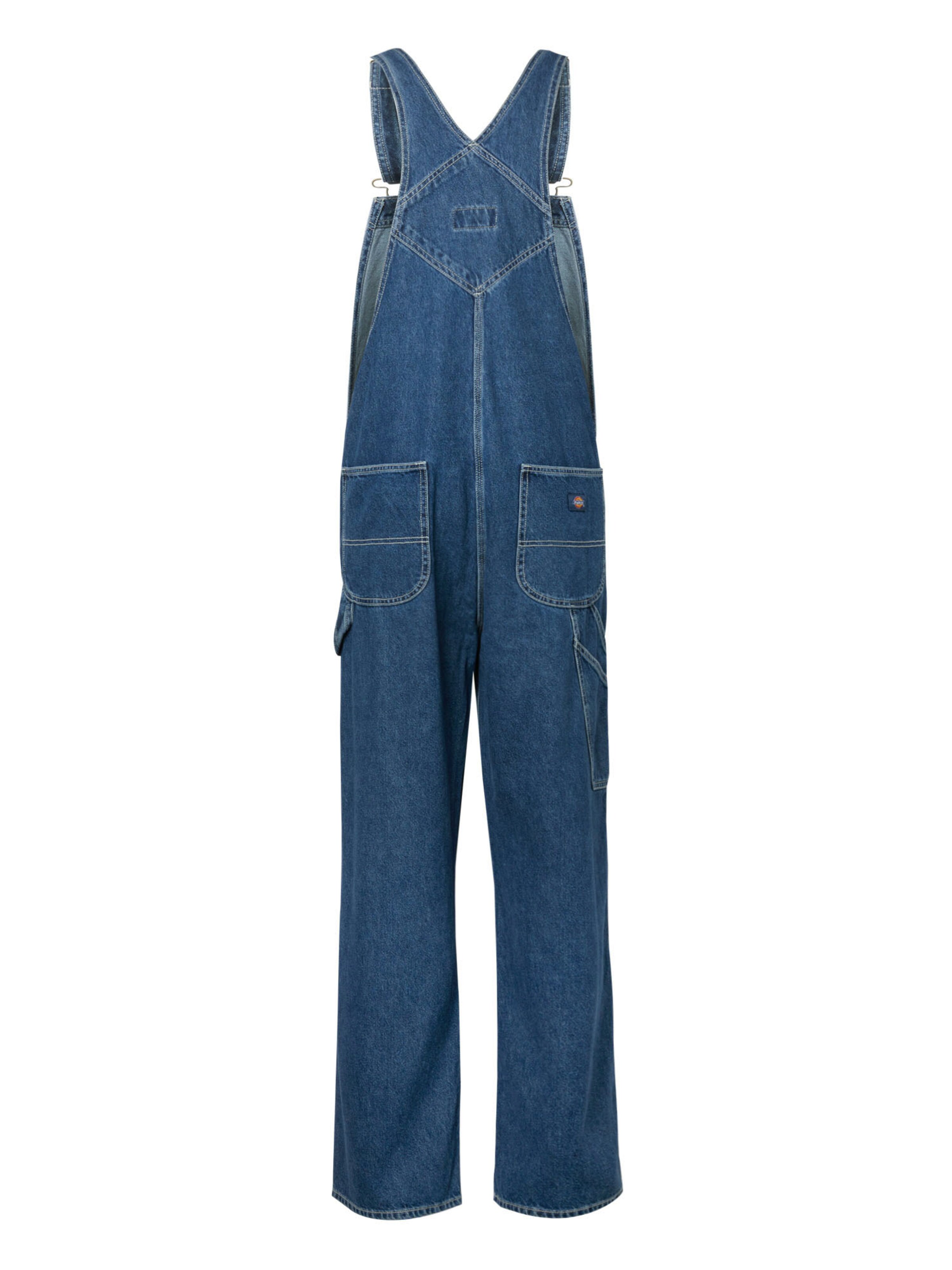 zils DICKIES Vaļīgs piegriezums Džinsa kombinezons
