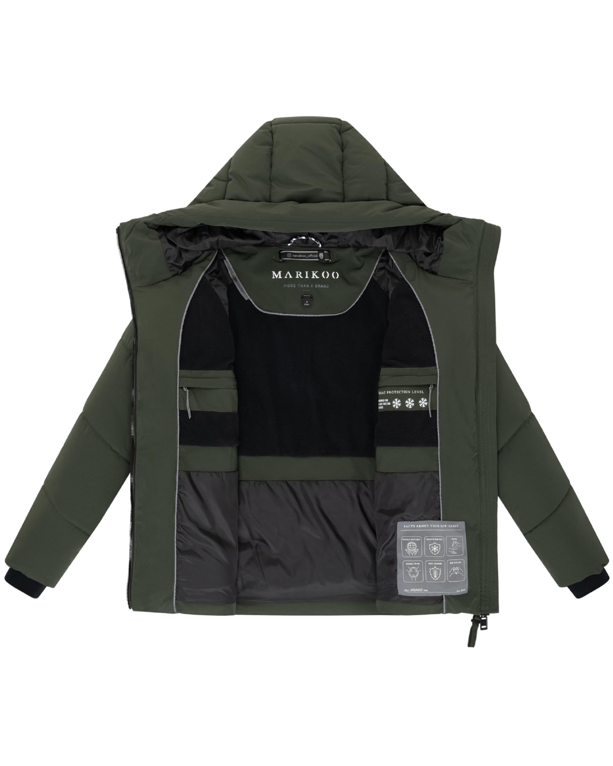 MARIKOO Vinterjakke 'Kwamee 16' i grøn