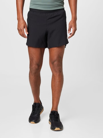 ADIDAS SPORTSWEAR Regular Workout Pants 'Adizero' in Black: front