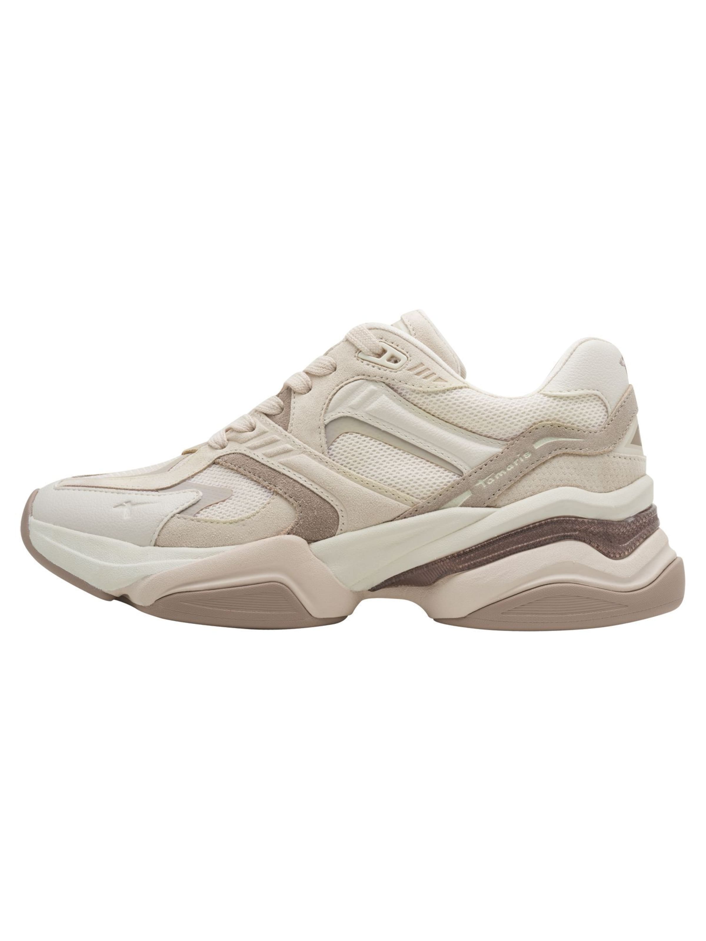 Tamaris Sneakers laag in Beige
