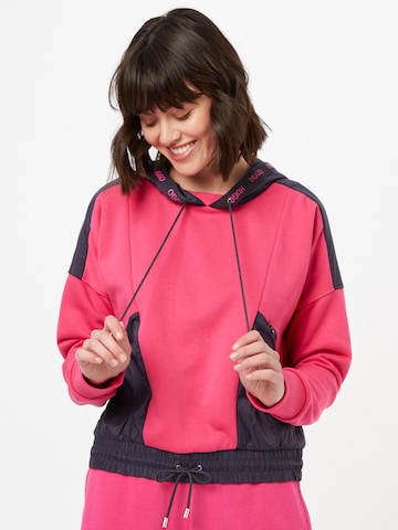 Sweat-shirt 'Danbi' HUGO Red en rose : devant