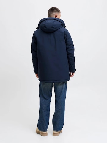 JACK & JONES Winterjas 'Finn' in Blauw