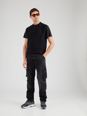 juoda Only & Sons Standartinis Darbinio stiliaus džinsai 'ONSEDGE'