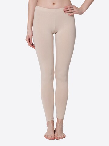 celodoro Slim fit Leggings 'Stretchy' in Beige
