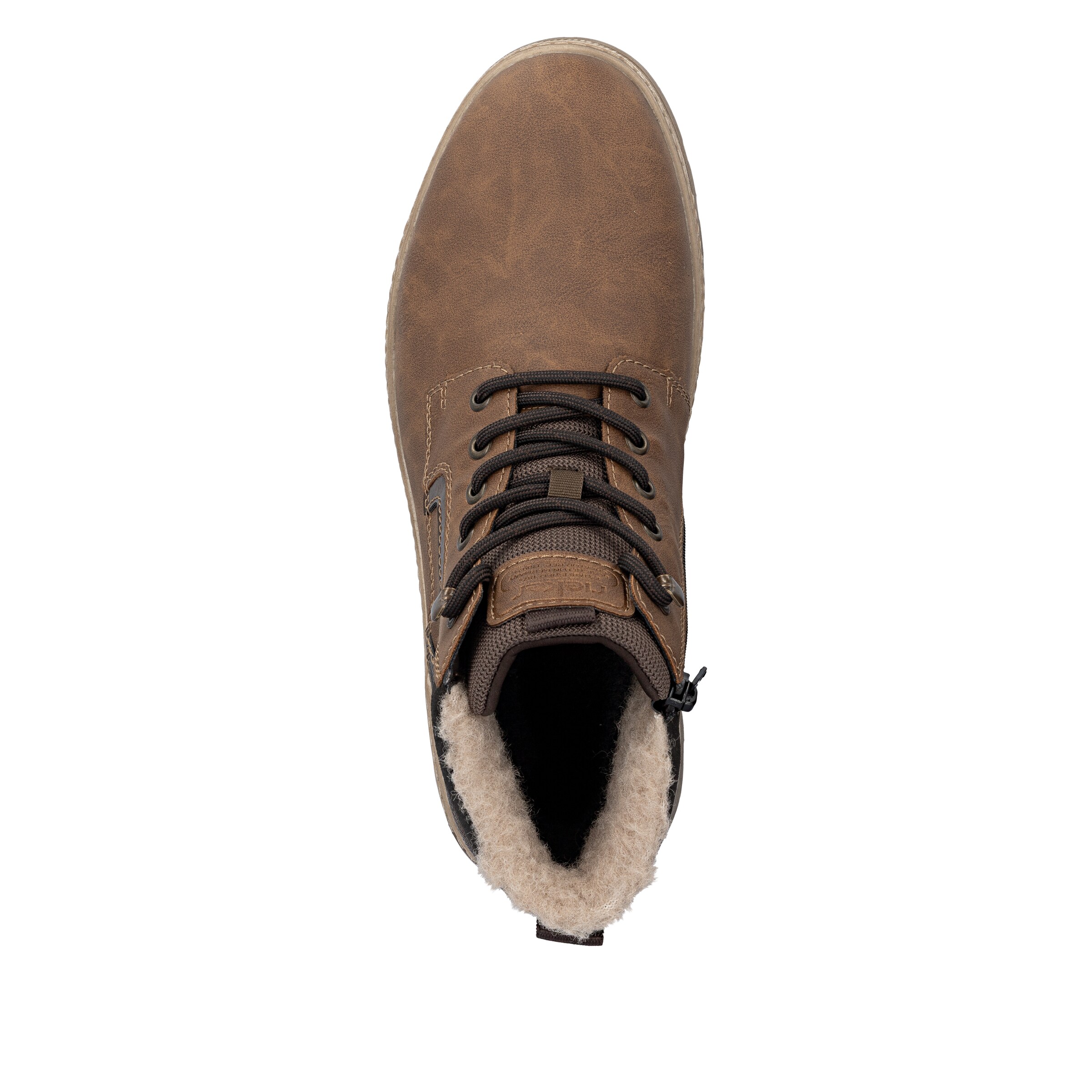 Bottines à lacets Rieker en marron