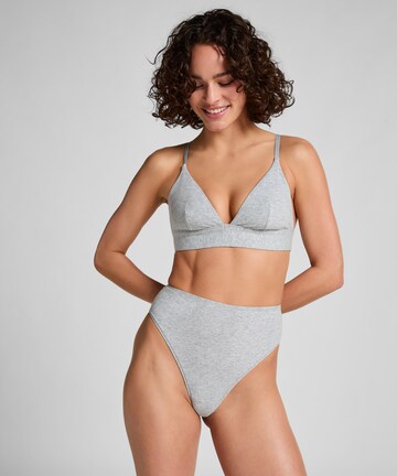 Hunkemöller Triangel BH in Grau