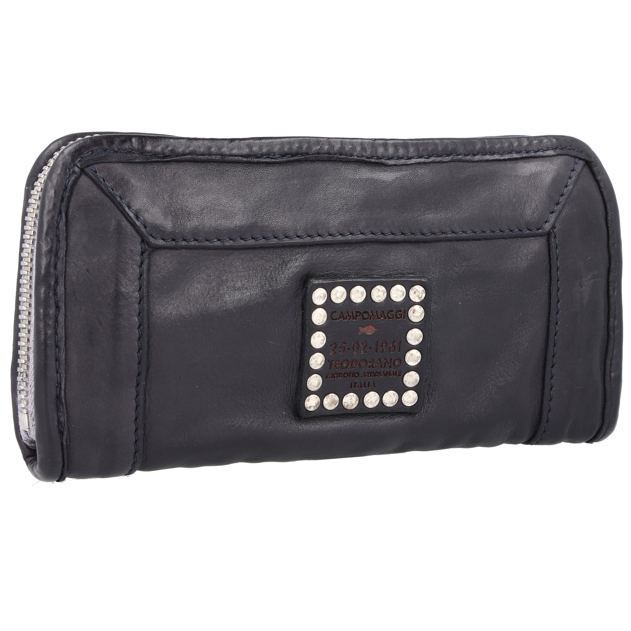Campomaggi Geldbörse in Schwarz: Vorderseite