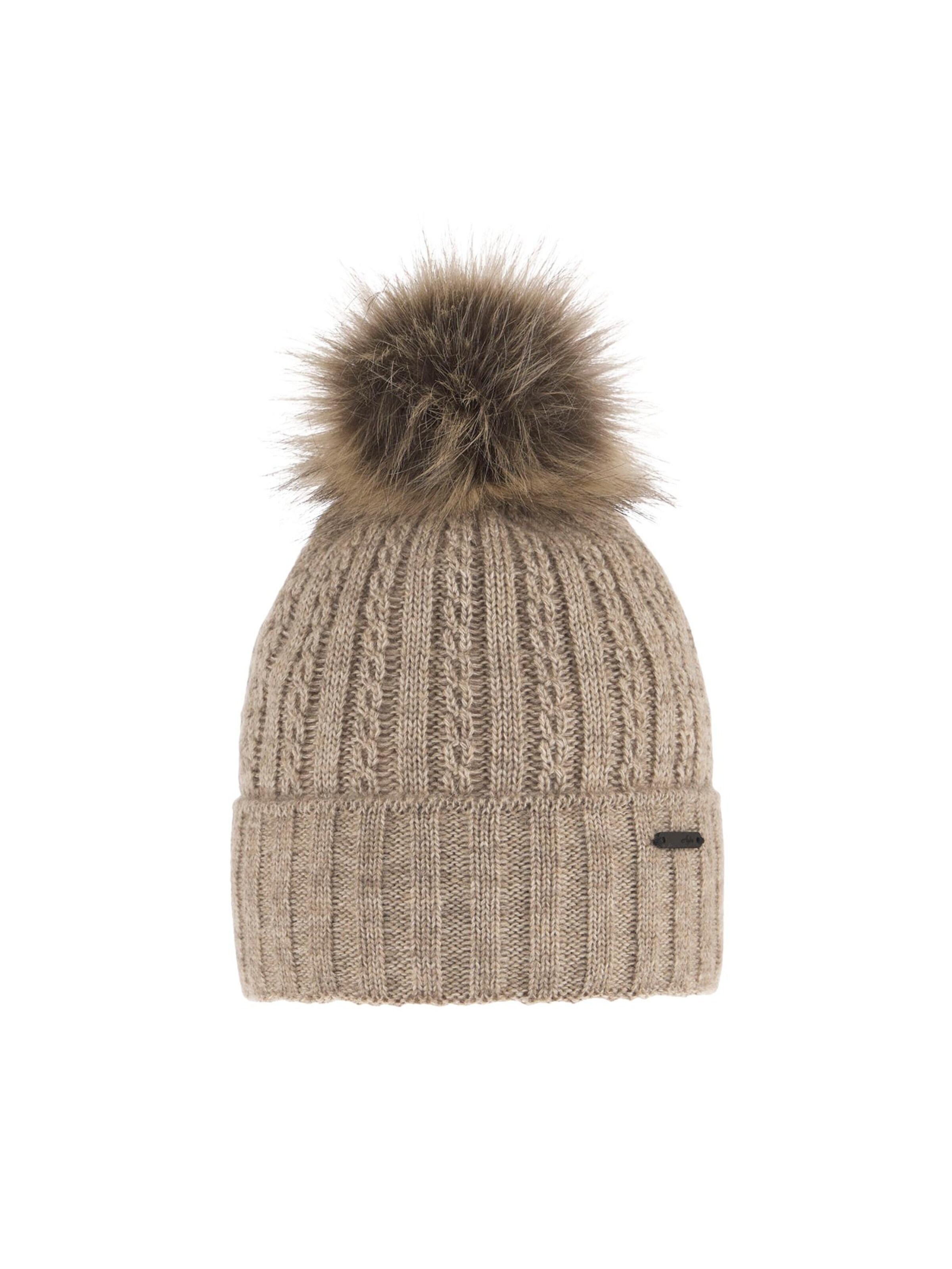 Bonnet 'Karizma' Maxte en beige : devant