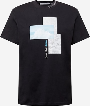 Calvin Klein Jeans T-Shirt in Schwarz: predná strana