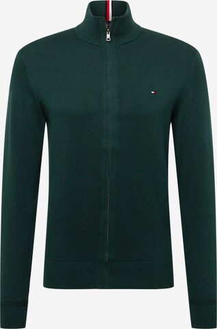 TOMMY HILFIGER - Cárdigan en verde: frente