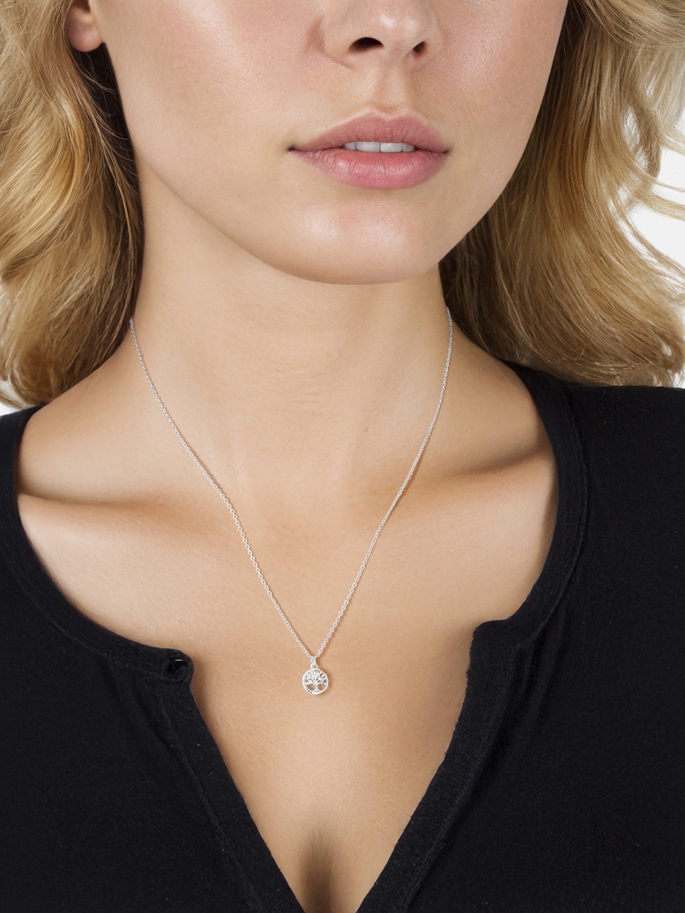 Lulu & Jane - Cadena en plata: frente