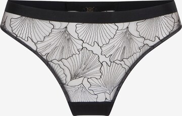 LingaDore String in Black: front