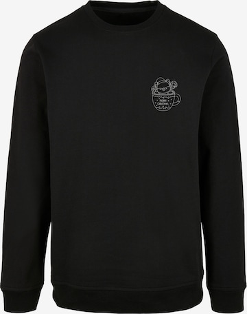 F4NT4STIC Sweatshirt in Zwart: voorkant