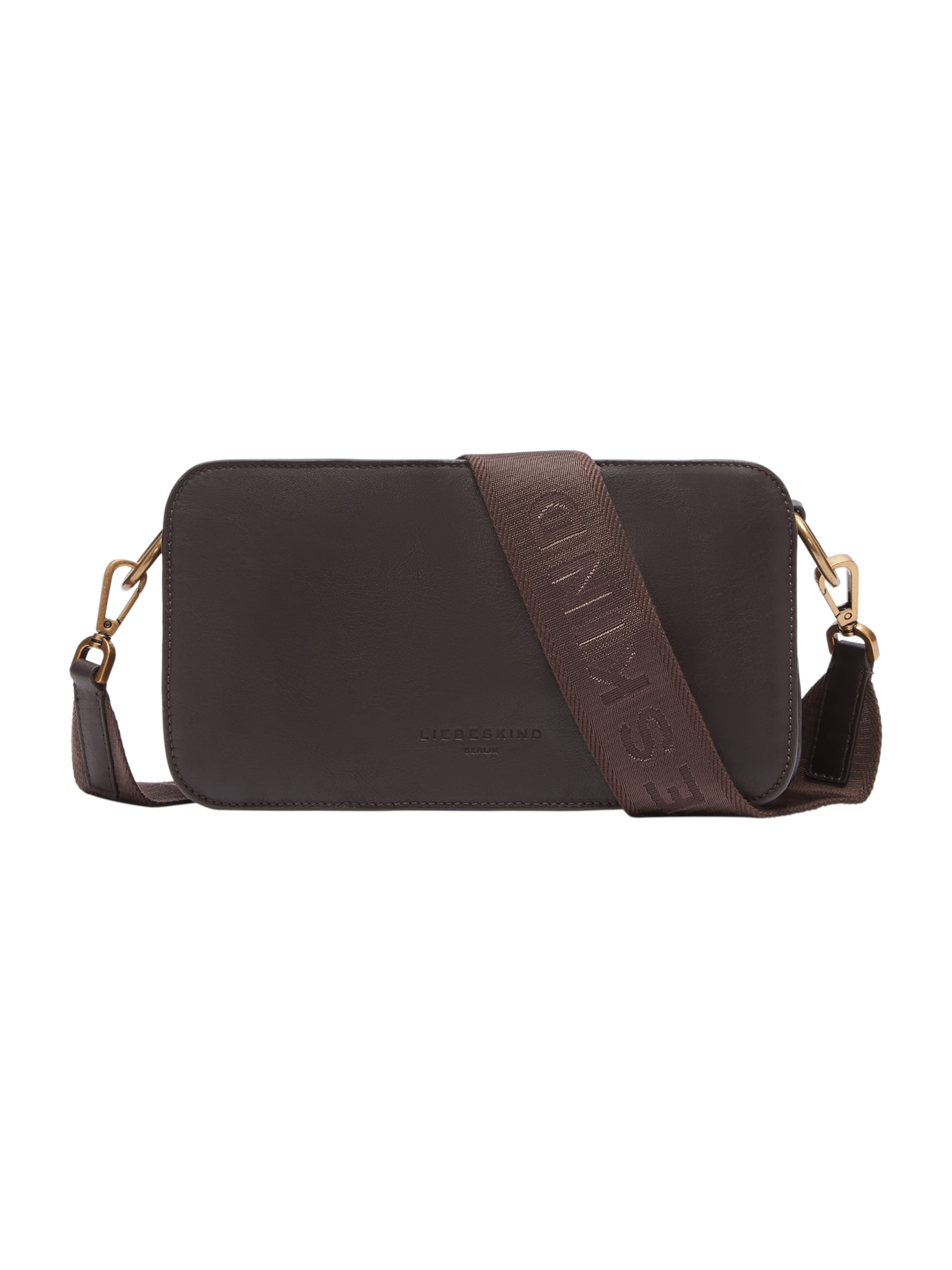 Liebeskind Berlin Crossbody bag in Brown: front