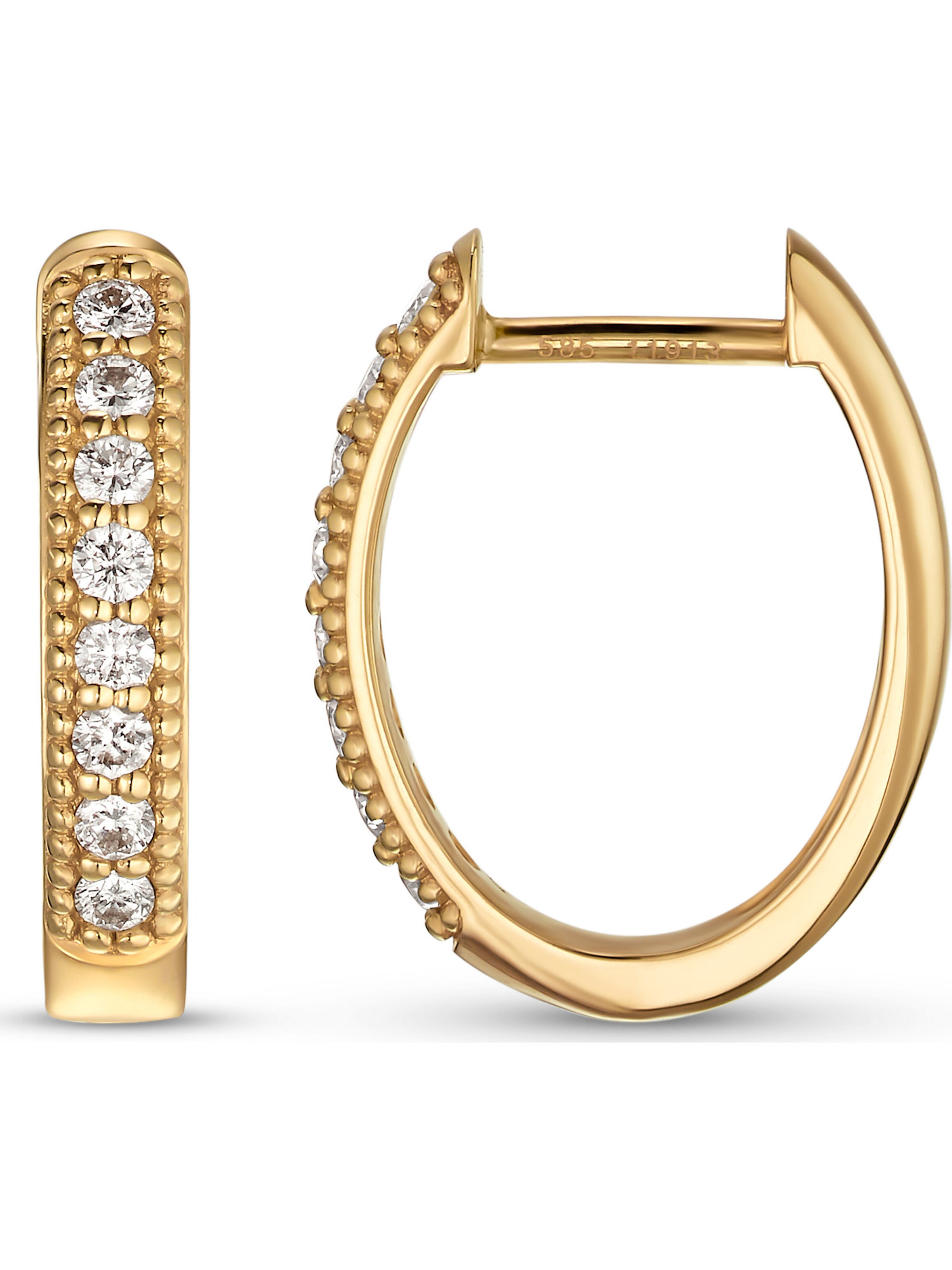 CHRIST Earrings in Yellow