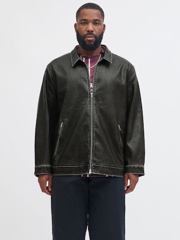 JACK & JONES - Chaqueta de entretiempo en negro: frente