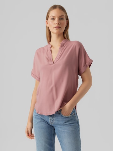 Camicia da donna 'Beauty' di VERO MODA in rosa: frontale