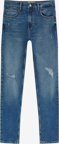 Pull&Bear Slimfit Jeansy w kolorze niebieski: przód