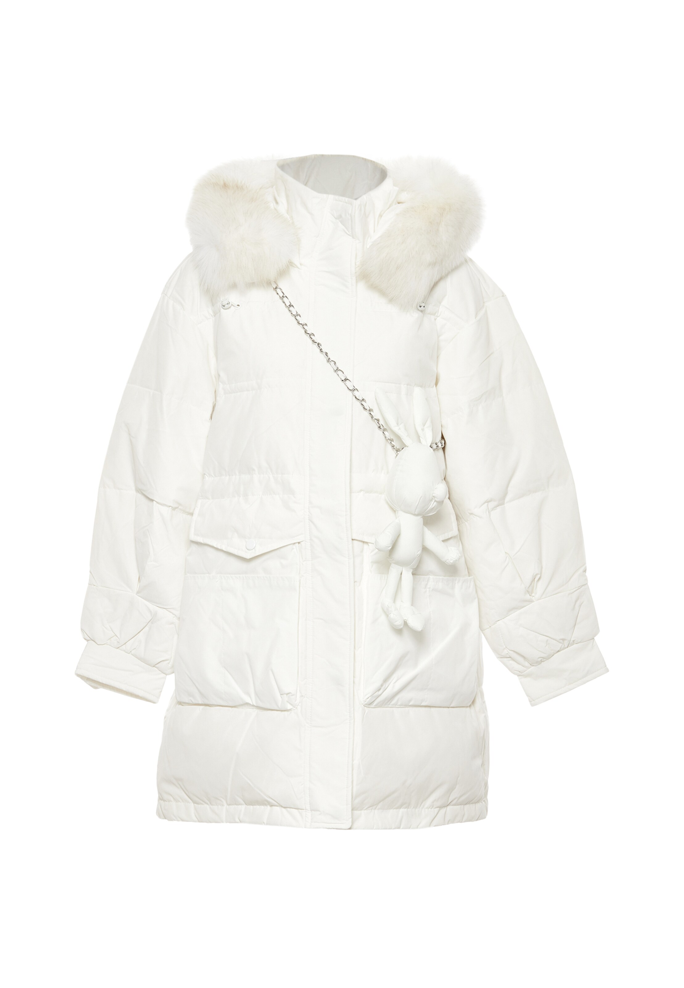 MYMO Zimná bunda - Biela: predná strana